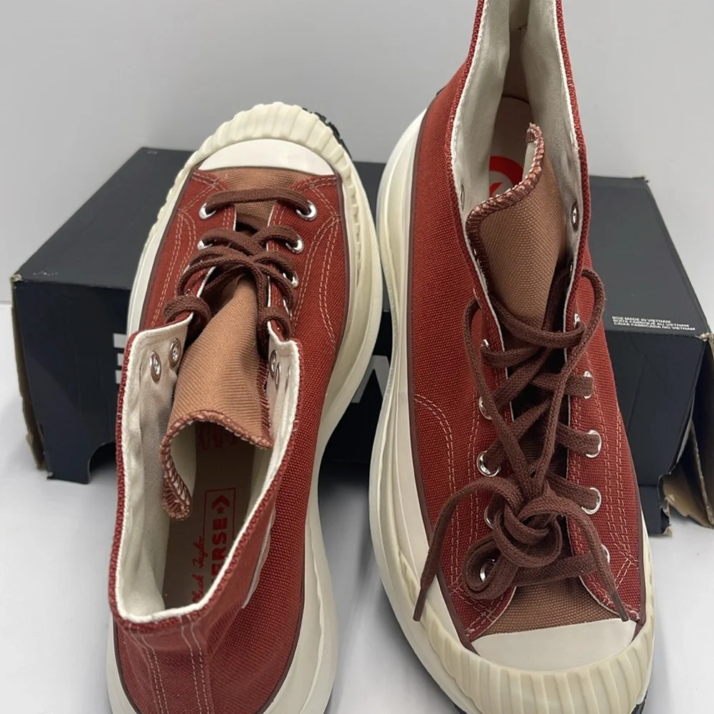 Converse Men’s CHUCK 70 AT-CX HI RITUAL RED/CLAY POT/RED OAK A06119C Platforms